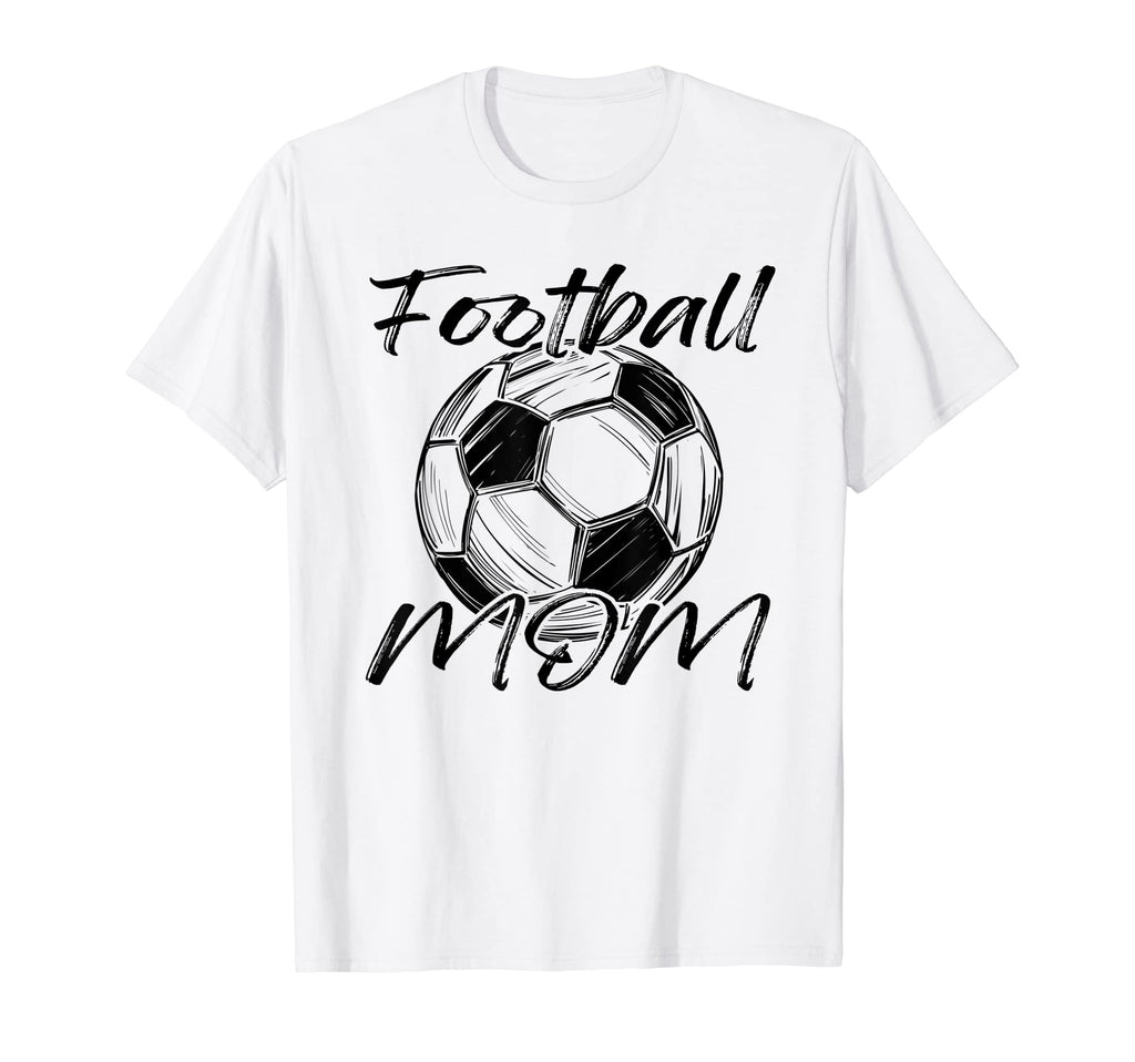 Football Game Day Football Mom Players Mom T-Shirt - Unique Graphic Unisex
