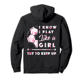 Soccer And Football Flowers Hoodie - Minimalist Print Unisex