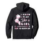 Soccer And Football Flowers Hoodie - Minimalist Print Unisex