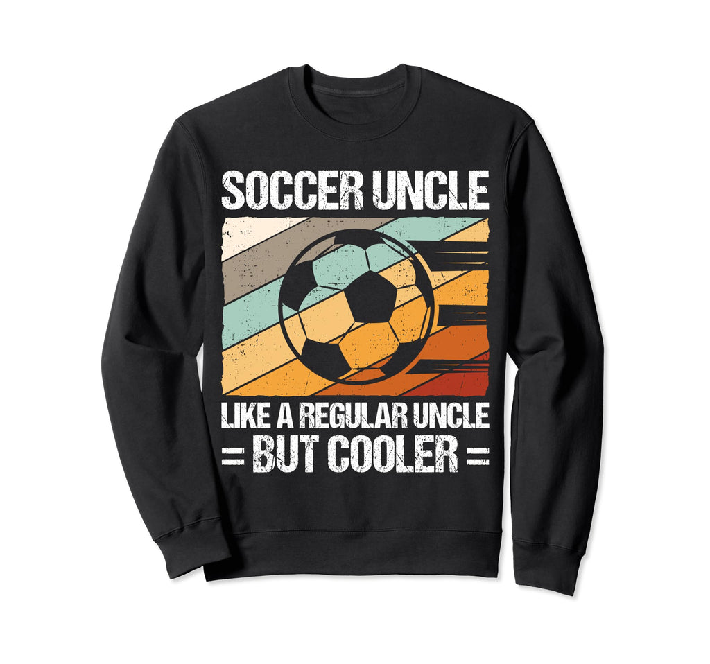 Soccer Family Support Sport Game Sweatshirt - Graphic Print for Adults