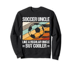 Soccer Family Support Sport Game Sweatshirt - Graphic Print for Adults