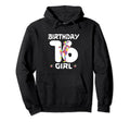 16Th Birthday Soccer Sixteen 16 Year Hoodie - Custom Art Print for Adults
