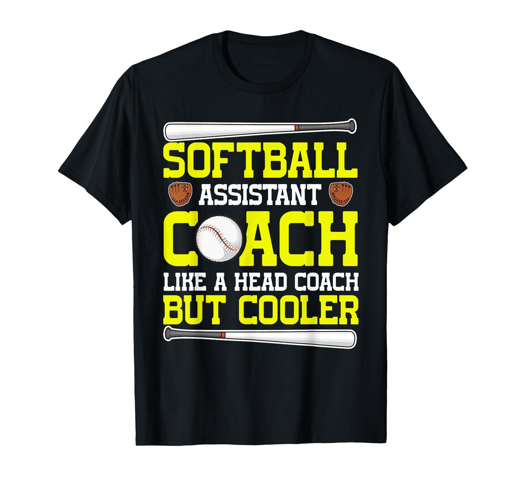 Softball Team Coach Softball T-Shirt - Novelty Apparel for Adults