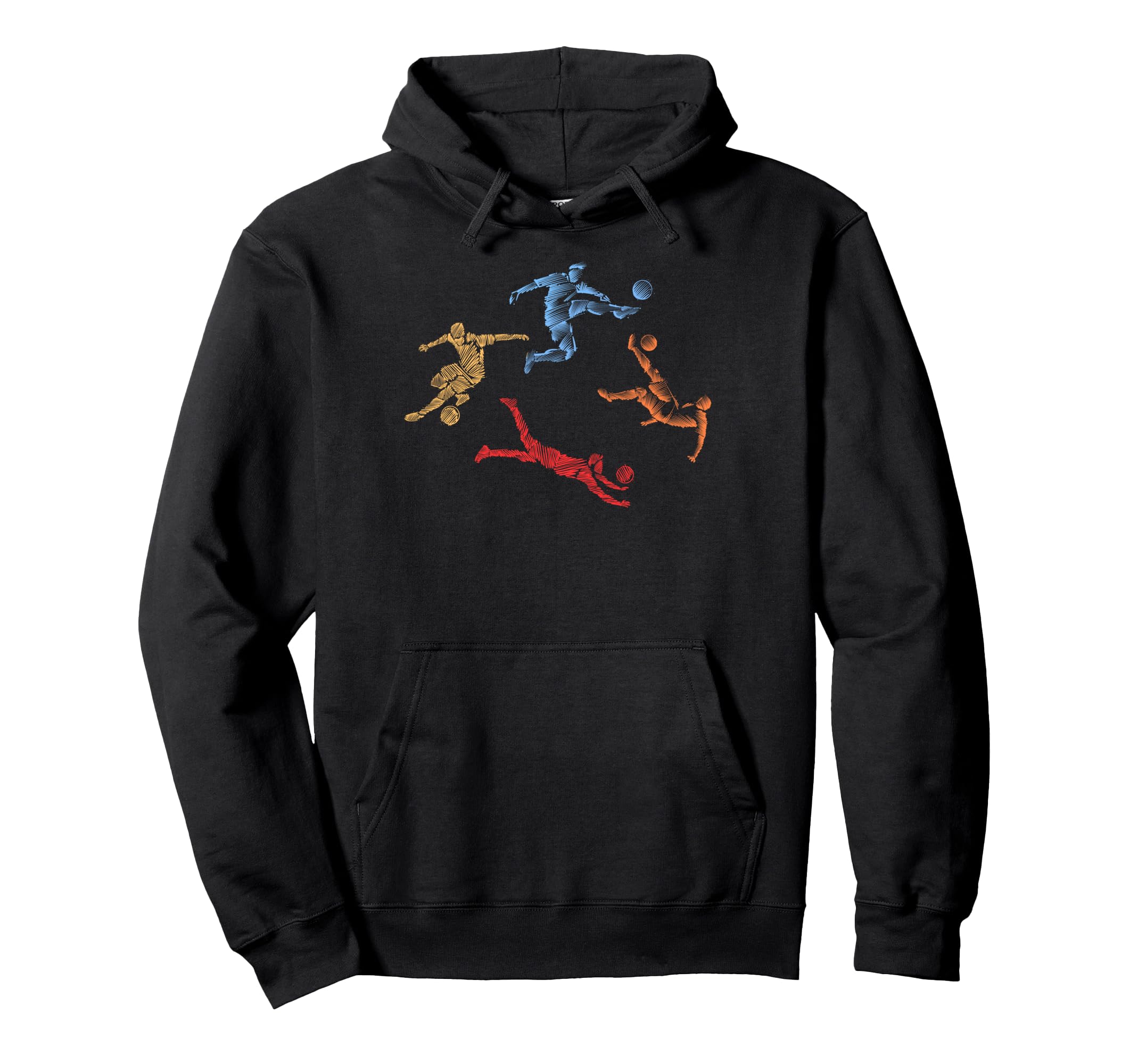 Soccer Goalie Player Fan Game Day Soccer Hoodie - Custom Art Print Unisex