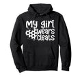 My Wears Cleats Soccer Mom Soccer Hoodie - Novelty Apparel for Adults