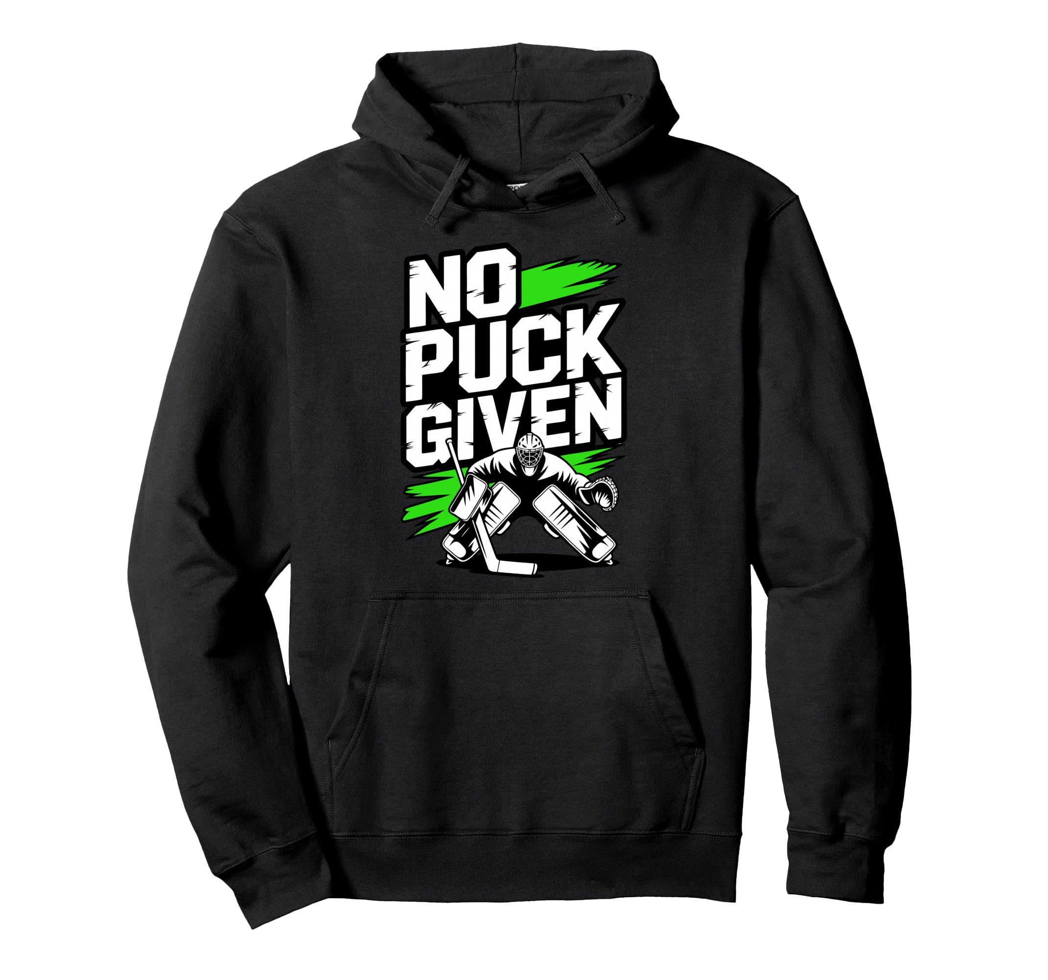 Team Ice Hockey Goalkeeper Hockey Goalie Hoodie - Trendy Graphic for Adults