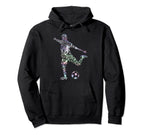 Pastel Soccer Sports Soccer Player Hoodie - Unique Graphic for Adults