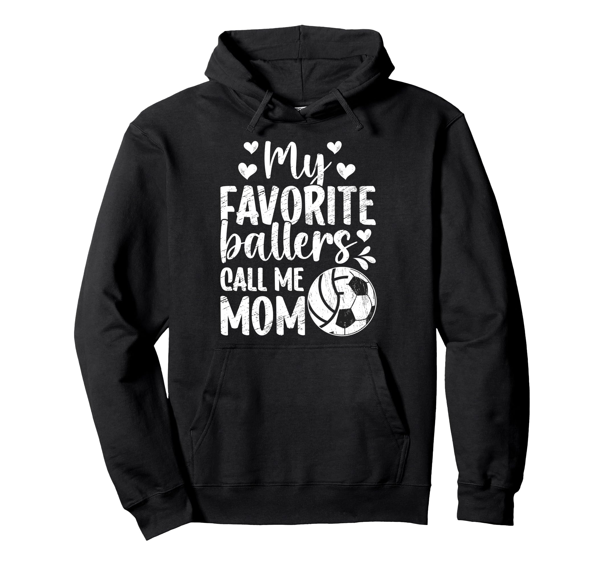 My Favorite Ballers Call Me Mom Hoodie - Fun Novelty Design Unisex