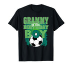 Grammy Birthday Soccer Group Family T-Shirt - Unique Graphic Men Women