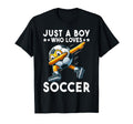 Just Who Loves Soccer Funny Soccer T-Shirt - Trendy Graphic Men Women