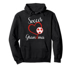 Funny Grandma Proud Soccer Lover Nana Hoodie - Unique Graphic Men Women