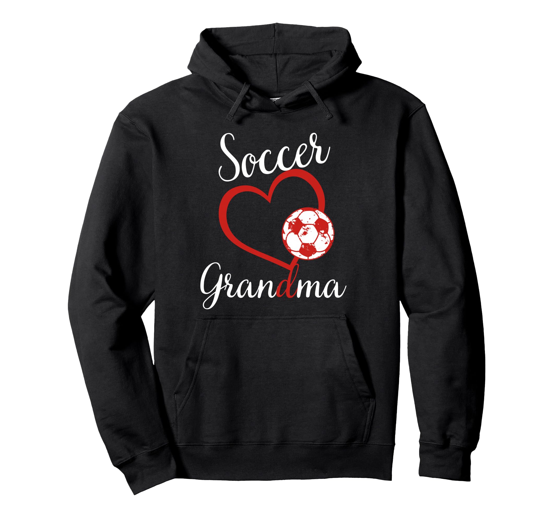 Funny Grandma Proud Soccer Lover Nana Hoodie - Unique Graphic Men Women