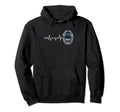Ice Hockey Goalie Goalkeeper Ekg Hockey Hoodie - Novelty Apparel Men Women