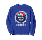 American Flag Soccer Team Soccer 2025 Sweatshirt - Custom Art Print Unisex