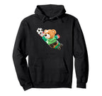 Fly High Save Teddy Bear Goal Keeper Playing Hoodie - Graphic Print Unisex