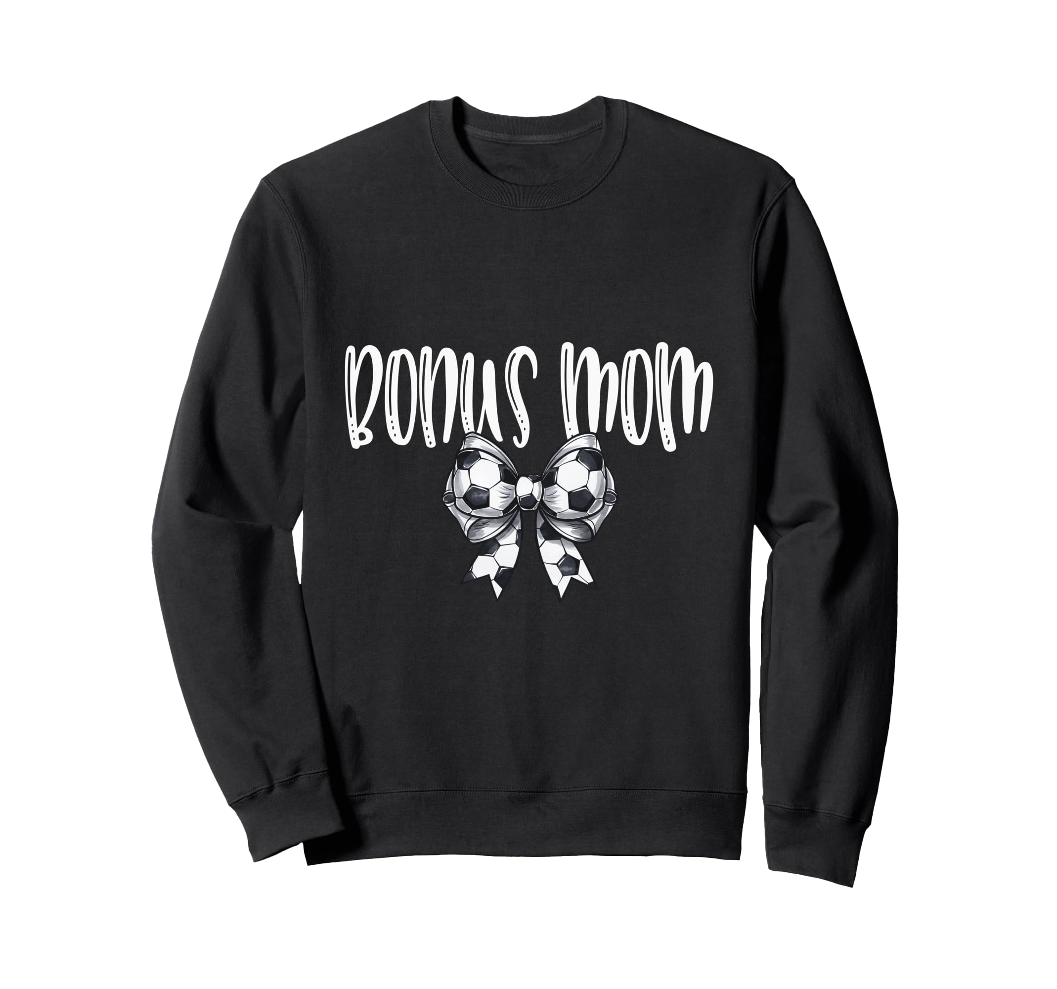 Coquette Soccer Bonus Mom Spirit Sweatshirt - Minimalist Print Men Women