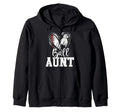 Ball Aunt Heart Baseball Soccer Sweatshirt - Custom Art Print Men Women