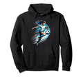 Fierce Striker Dynamic Soccer Action Hoodie - Novelty Apparel Men Women