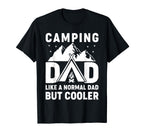 Camping Dad Funny Camper Fathers Day T-Shirt - Custom Art Print for Adults