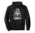 Soccer Ball Melting Ice Cream Drip Hoodie - Trendy Graphic Men Women