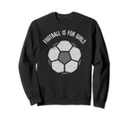 Football Is Womens Football Sweatshirt - Streetwear Style for Adults