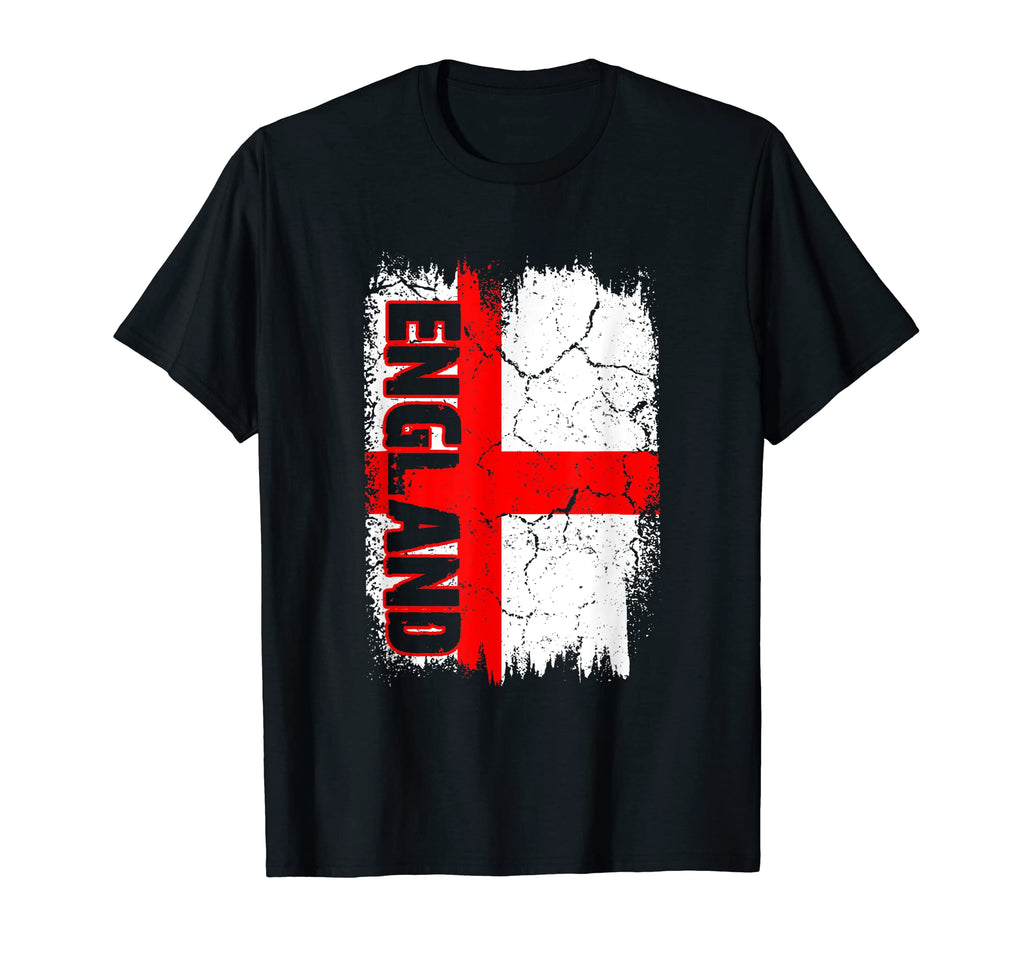 England Flag Football Fan Soccer T-Shirt - Fun Novelty Design Men Women