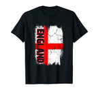 England Flag Football Fan Soccer T-Shirt - Fun Novelty Design Men Women