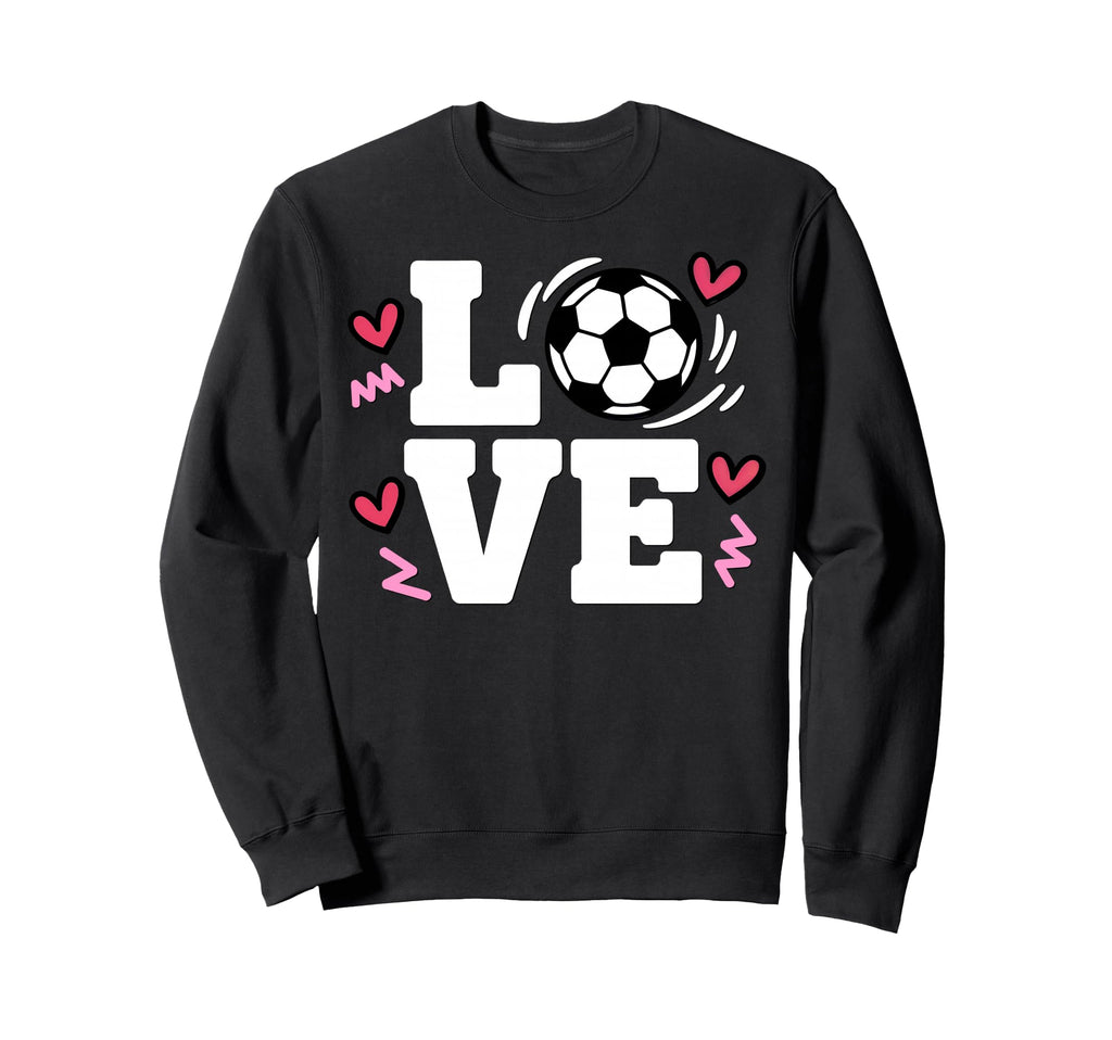 Soccer Player Love Beautiful Game Sweatshirt - Unique Graphic for Adults