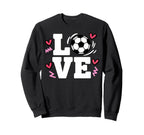 Soccer Player Love Beautiful Game Sweatshirt - Unique Graphic for Adults