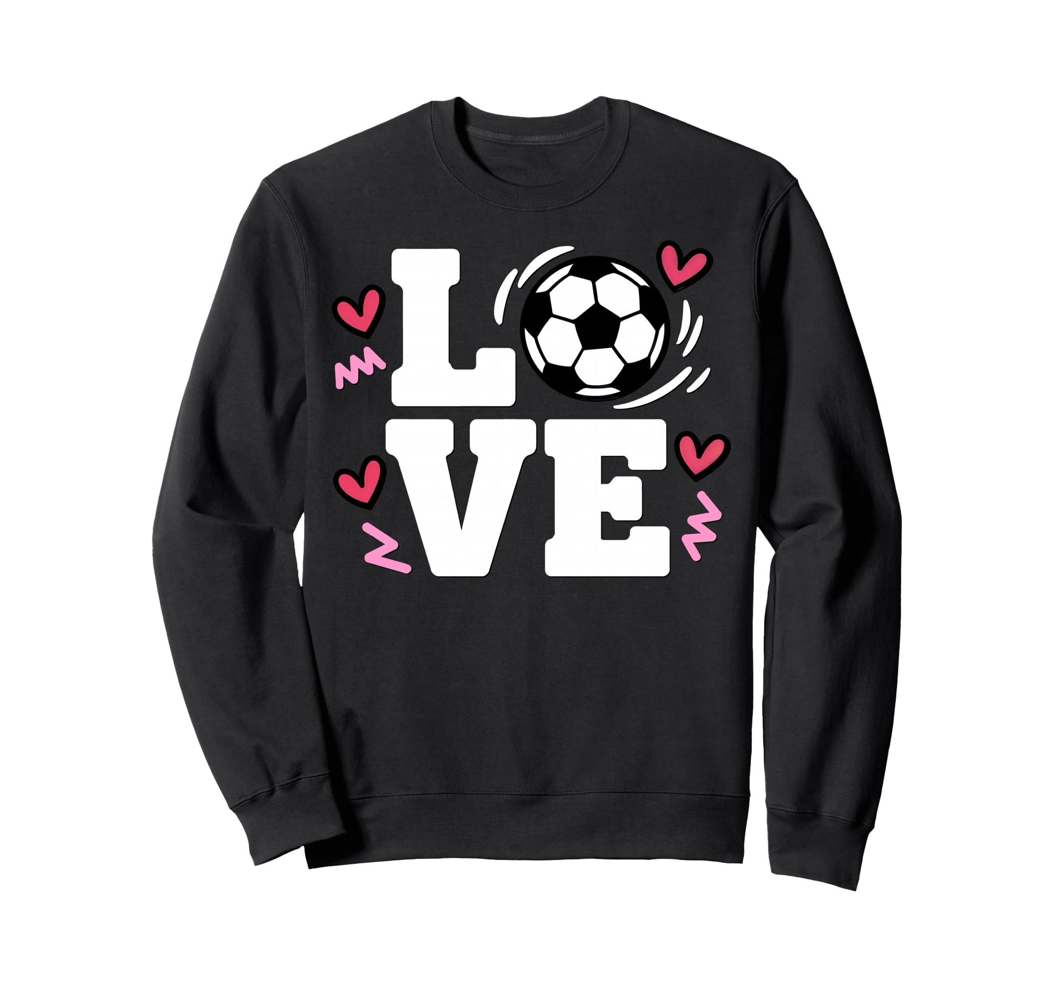 Soccer Player Love Beautiful Game Sweatshirt - Unique Graphic for Adults