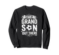 Thats My Grandson Out There Soccer Sweatshirt - Trendy Graphic for Adults