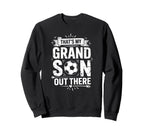 Thats My Grandson Out There Soccer Sweatshirt - Trendy Graphic for Adults