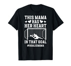 Proud Soccer Goalie Mama Soccer T-Shirt - Trendy Graphic Men Women
