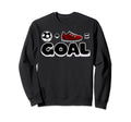 Funny Soccer Player Math Goal Sweatshirt - Fun Novelty Design Men Women