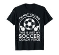 Soccer Coach T-Shirt - Minimalist Print Men Women