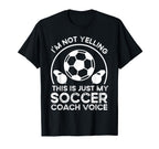 Soccer Coach T-Shirt - Minimalist Print Men Women