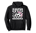 Groovy Soccer Keeper Grandma Soccer Hoodie - Streetwear Style for Adults