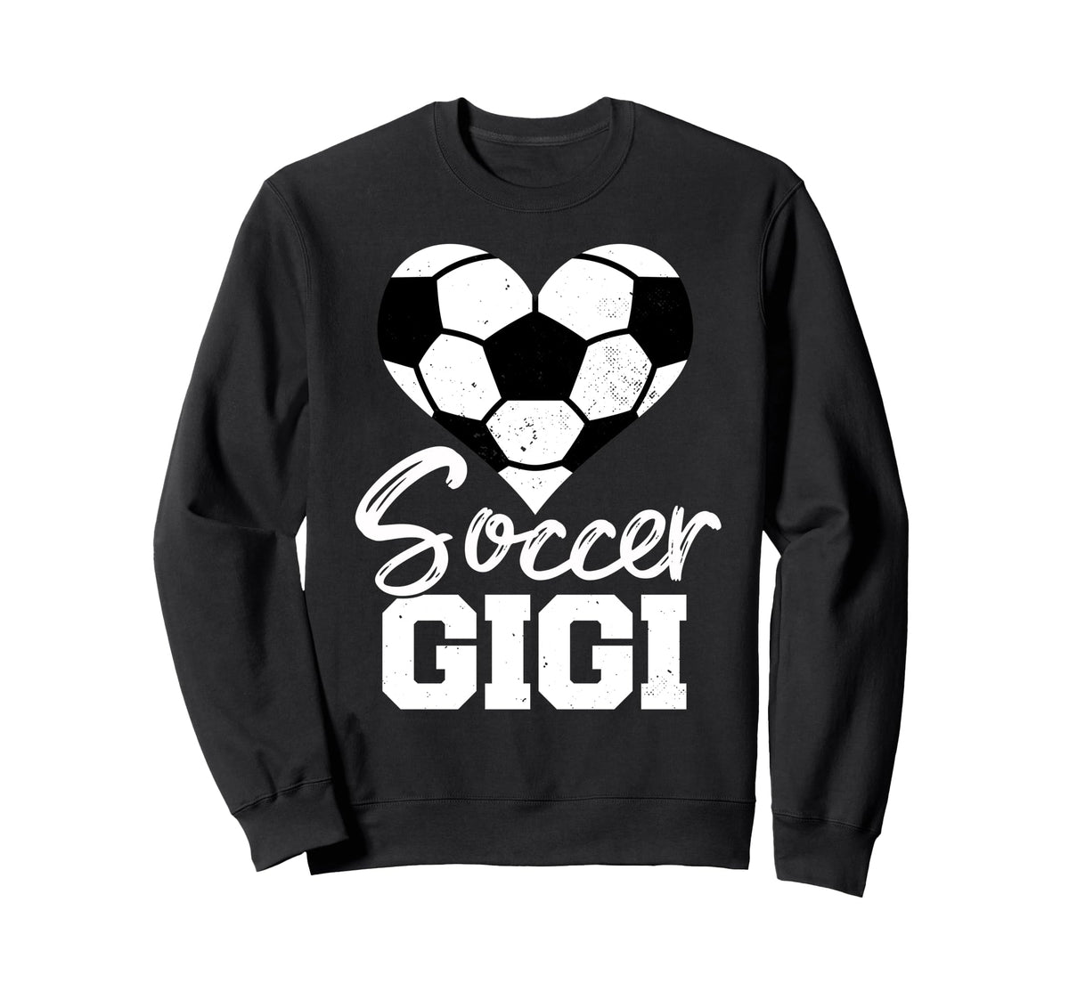 Soccer Gigi Heart Funny Heartfelt Sweatshirt - Aesthetic Graphic Unisex