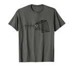Funny Soccer Heartbeat Ecg Football T-Shirt - Streetwear Style for Adults