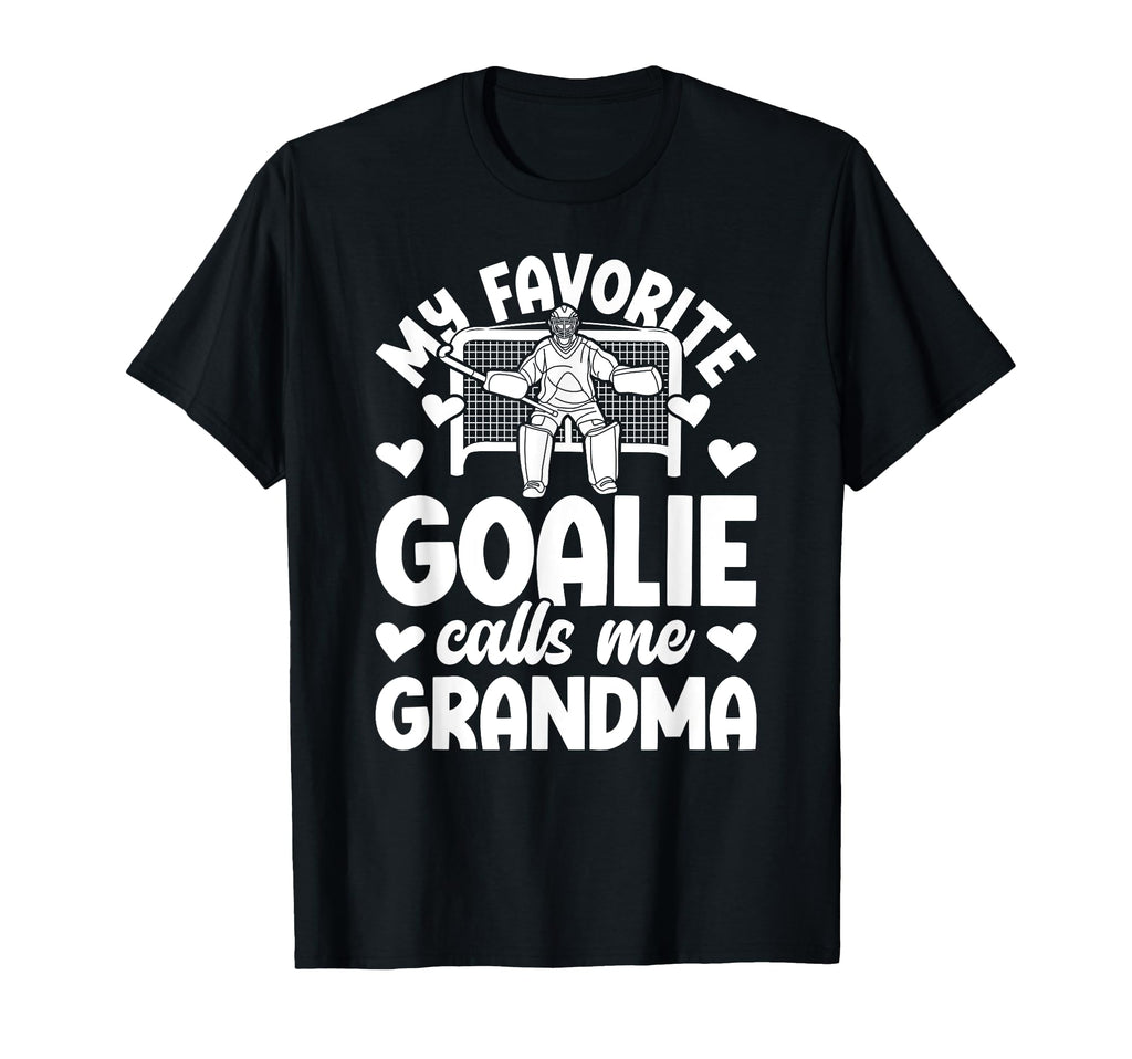 Field Hockey Goalie Grandma Field T-Shirt - Novelty Apparel Men Women