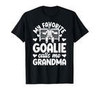 Field Hockey Goalie Grandma Field T-Shirt - Novelty Apparel Men Women