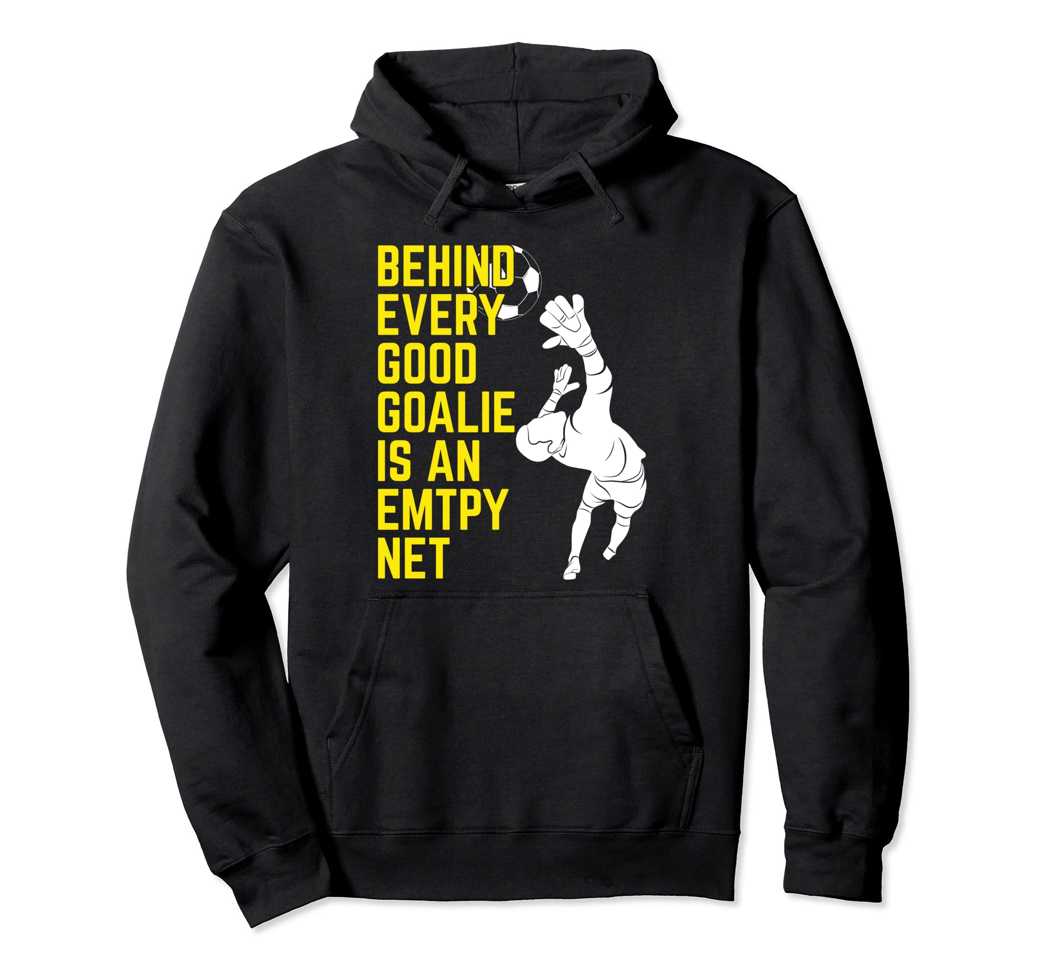 Soccer Goalie Player Fan Coach Outfit Hoodie - Trendy Graphic for Adults