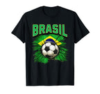 2026 Brasil Cup Flag Soccer Pride Futbol T-Shirt - Unique Graphic Unisex