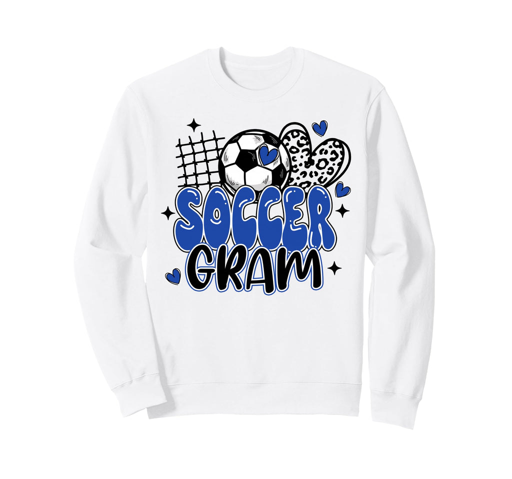 Soccer Gram Leopard Funny Soccer Sweatshirt - Novelty Apparel Men Women