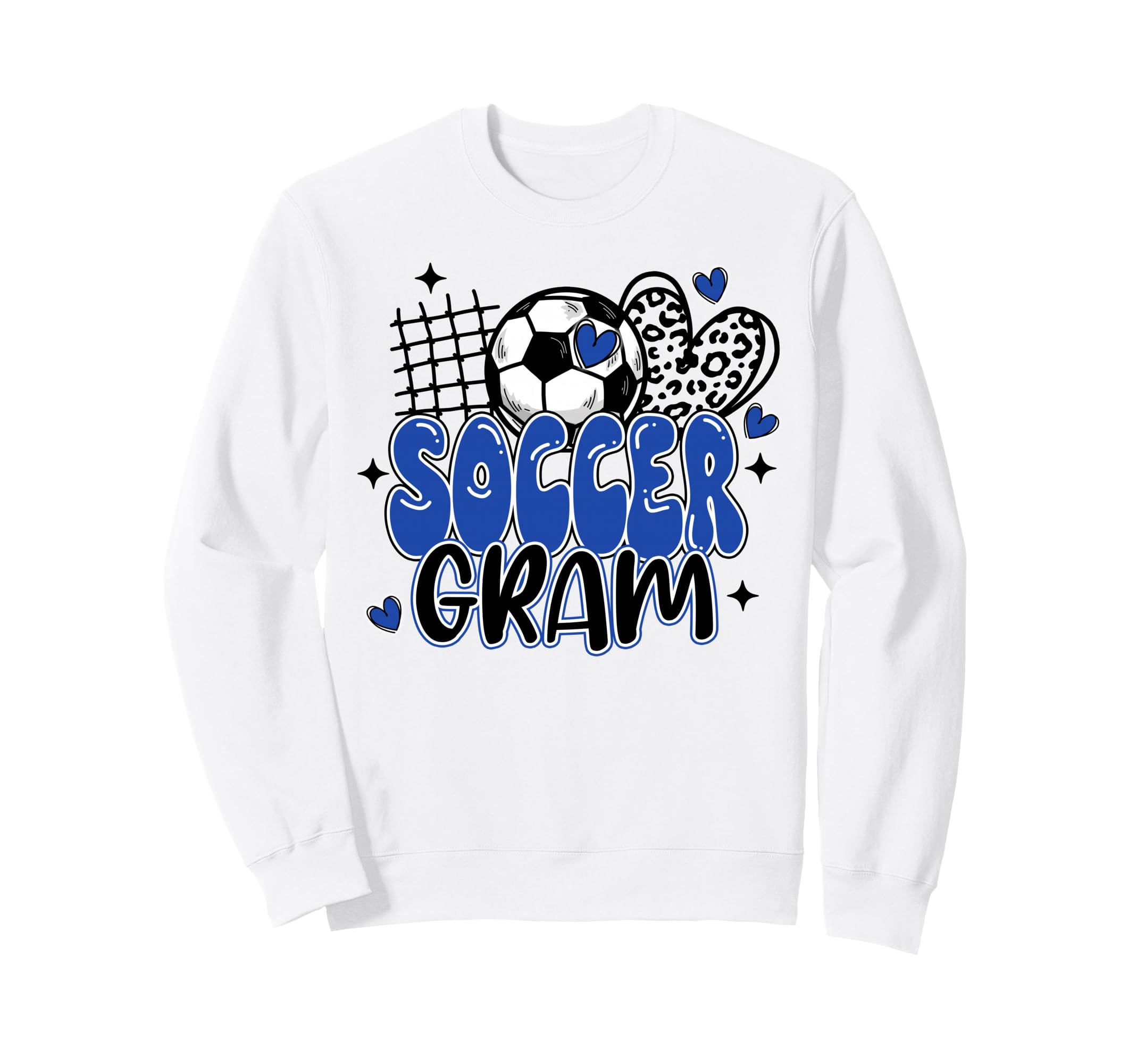 Soccer Gram Leopard Funny Soccer Sweatshirt - Novelty Apparel Men Women