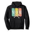 Soccer Mom Coquette Bow Soccer Ball Pattern Hoodie - Trendy Graphic Unisex
