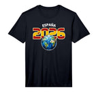 Spain 2026 World Soccer Performance T-Shirt - Minimalist Print Unisex