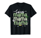 Soccer Mama Bow Checkered Soccer T-Shirt - Casual Everyday Wear for Adults