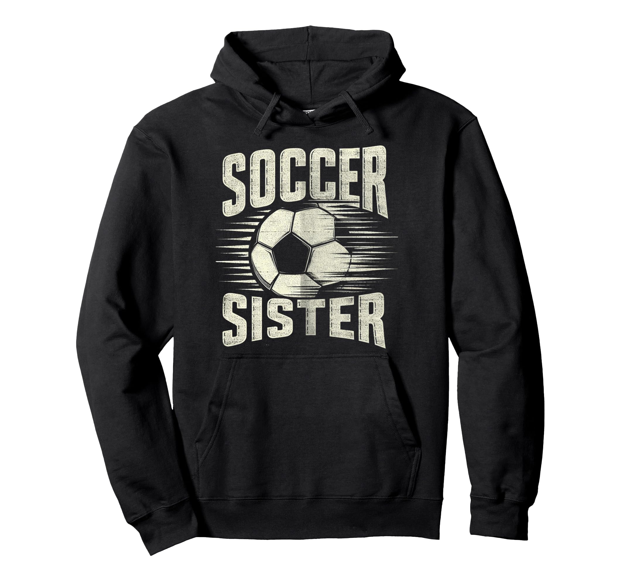 Soccer Sister Football Lover Gifts Hoodie - Aesthetic Graphic Men Women