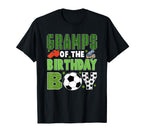 Gramps Birthday Soccer Group Family T-Shirt - Novelty Apparel Unisex